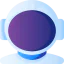 Astronaut helmet icon 64x64