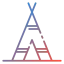 Tepee icône 64x64