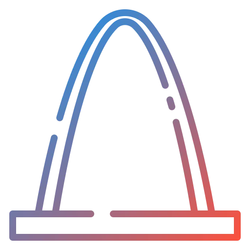 Gateway arch icon