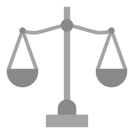 Justice scale icône