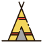 Tepee icône 64x64