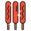 Corn dog іконка 64x64