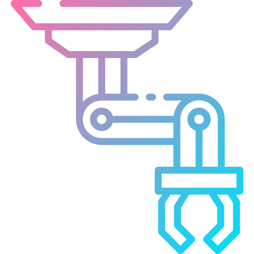 Robotic arm icon