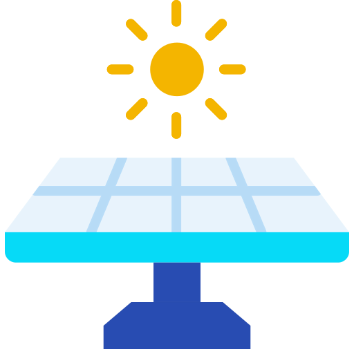 Solar panel icon