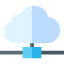 Cloud computing ícone 64x64
