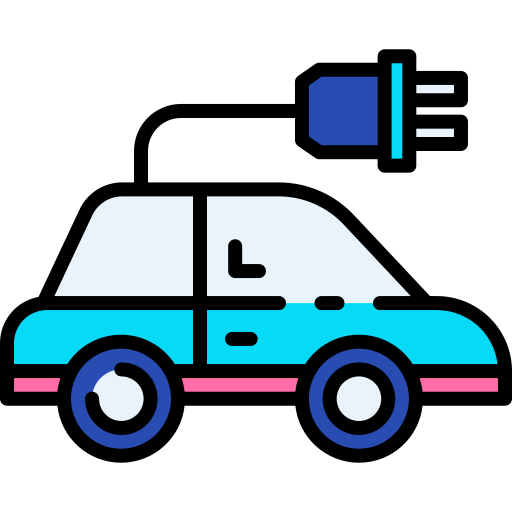 Electric car icon