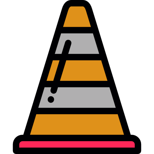 Traffic cone icon