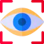 Eye scan icon 64x64