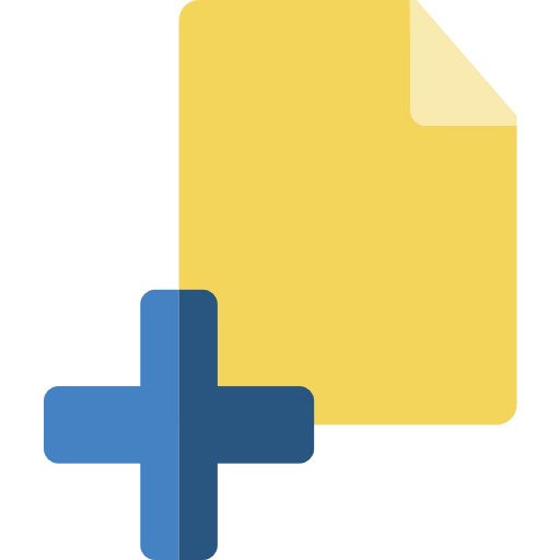 Add file icône