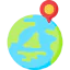Earth globe 图标 64x64