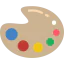 Paint palette icon 64x64