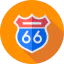Route 66 icon 64x64