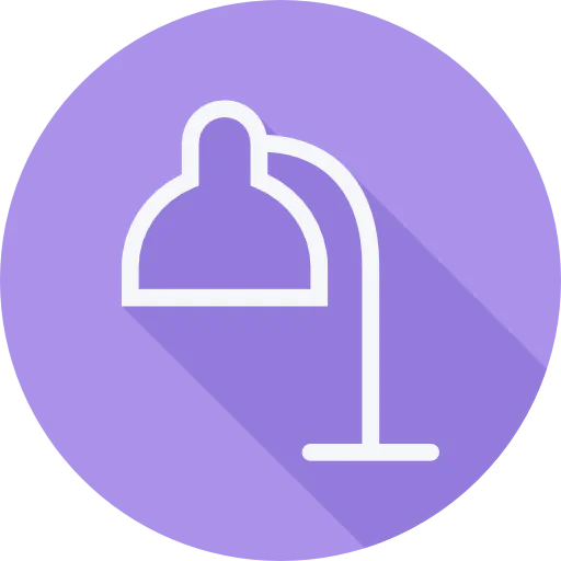 Table lamp icon