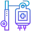 Intravenous saline drip アイコン 64x64
