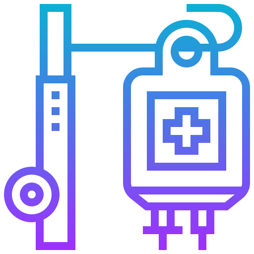 Intravenous saline drip 상