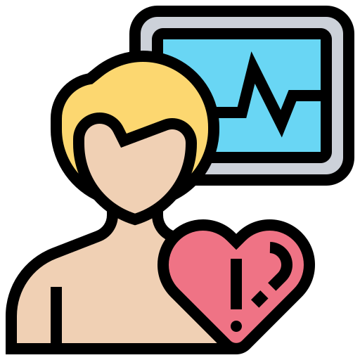 Heart problem icon