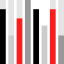 Bar chart icon 64x64
