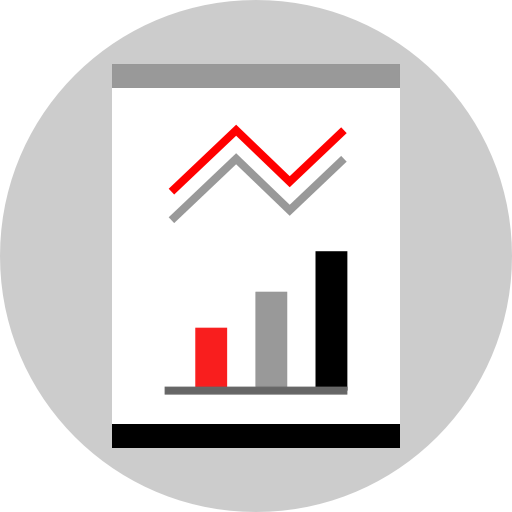 Bar chart Ikona