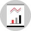 Bar chart icon 64x64