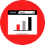 Bar chart icon 64x64