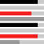 Bar chart icon 64x64