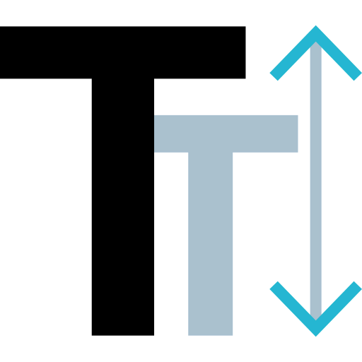 Text height 图标