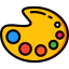 Paint palette Symbol 64x64