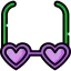 Heart glasses icon 64x64