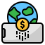 Digital money icon 64x64