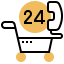 24 hours 图标 64x64