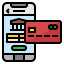 Mobile banking icon 64x64