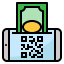 Mobile payment icon 64x64