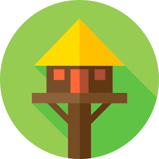 Tree house icon