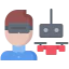 Virtual reality glasses Ikona 64x64