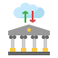 Cloud banking icon 64x64