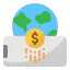 Digital money icon 64x64