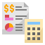 Financial statement icon 64x64
