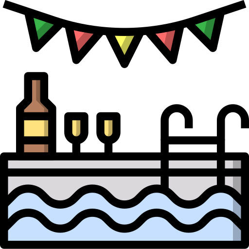 Birthday and party ícono