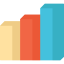 Bar chart icon 64x64
