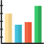 Bar chart icon 64x64