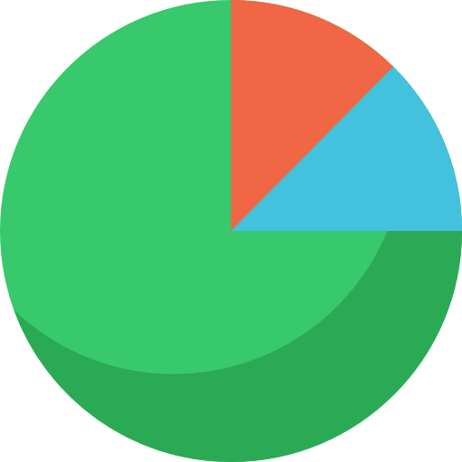 Pie chart biểu tượng