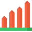 Bar chart icon 64x64