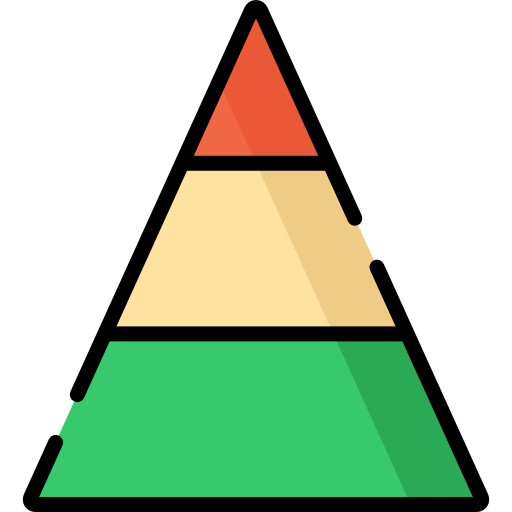 Pyramid chart アイコン