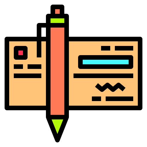 Cheque icon