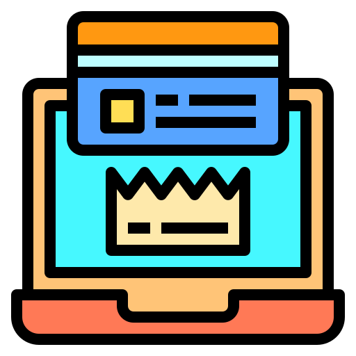 Online payment icon