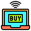 Online shopping icon 64x64