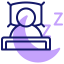 Human sleeping icon 64x64