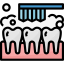 Tooth cleaning icon 64x64