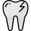 Broken tooth icon 64x64