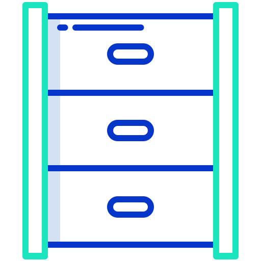 Makeup container icon